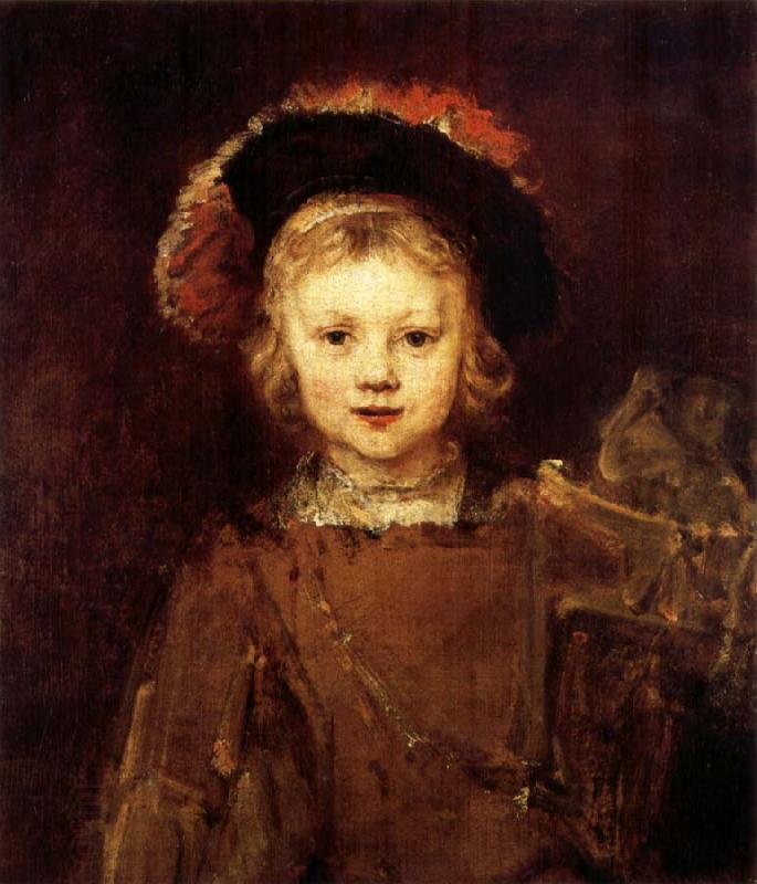 REMBRANDT Harmenszoon van Rijn Young Boy in Fancy Dress China oil painting art